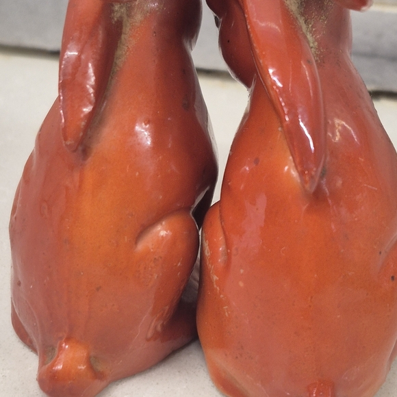 Charming Red Rabbit Figurines - Picture 7 of 7